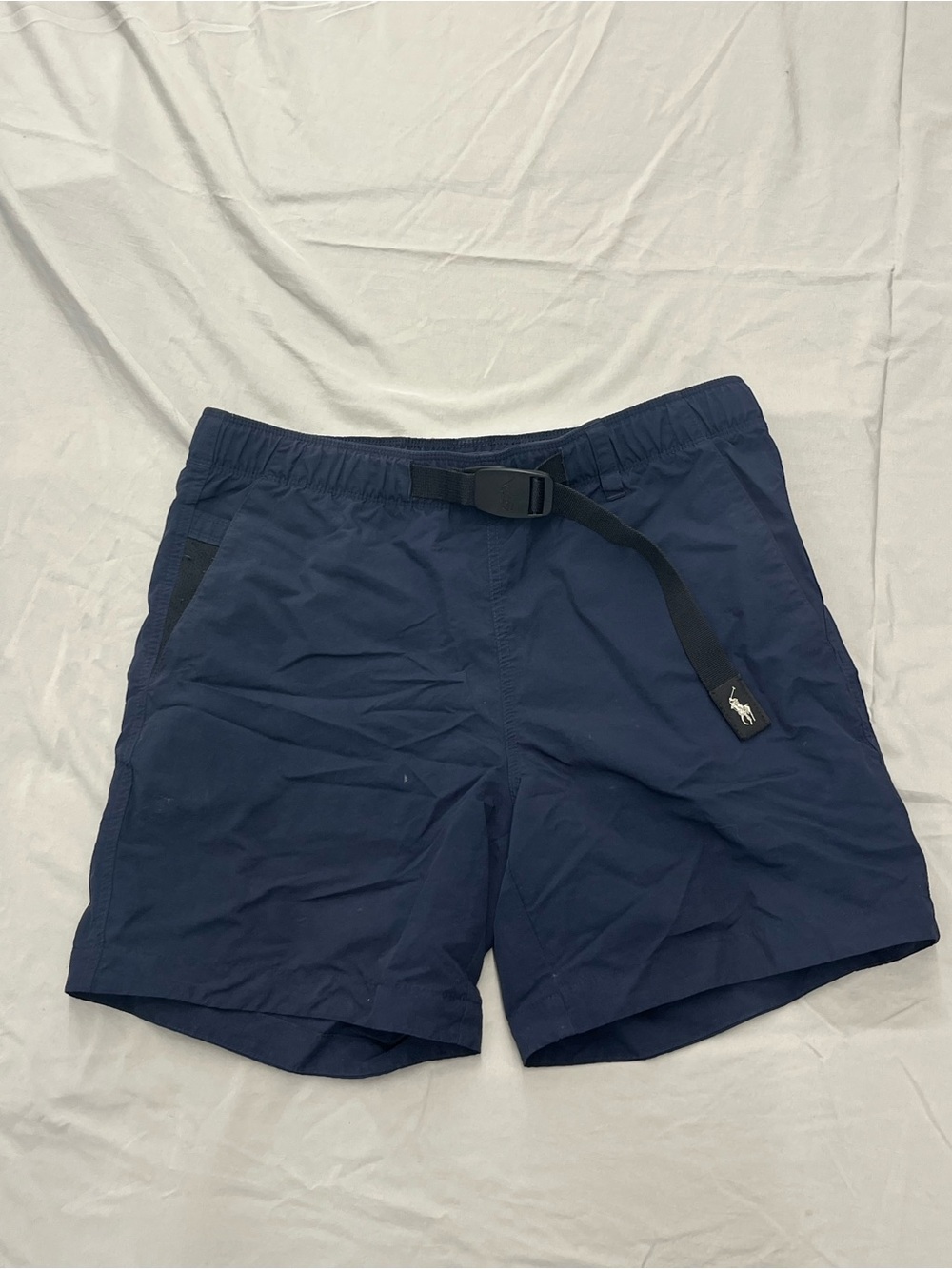 Polo by Ralph Lauren Navy Elastic Waist Hybrid Shorts Men’s Size Small